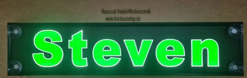 Namensschild für lkw - namensschild,