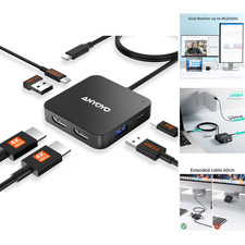 USB C Dockingstation 2 HDMI 4K