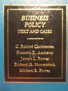 Business policy text - text, and