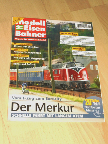 Modell eisen bahner - modell, 04/2007