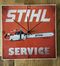 Stihl  Motorsäge - 090 G -  Ladenuhr / Werkstattuhr / Werbung .