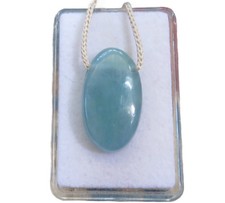 Aquamarin Cabochon Anhänger