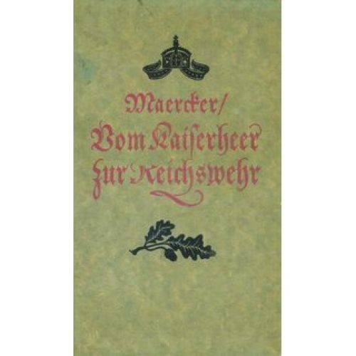 Vom kaiserheer zur reichswehr - kaiserheer,