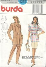 Burda Schnittmuster 4372 Jacke Hose Rock Vintage