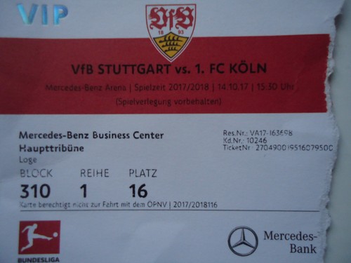 Vip ticket bundesliga 2017 - ticket, 2017/18