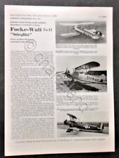 Modellflugzeug - Flugzeug beschrieben Nr. 178 - Focke Wulf Fw 44 Stieglitz