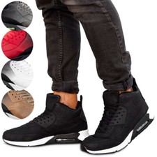 Damen Herren Winter Sneaker Gefüttert Isoliert Nubuk Warm Schuhe Stiefel Boots