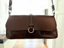 Nannini Lederhandtasche braun