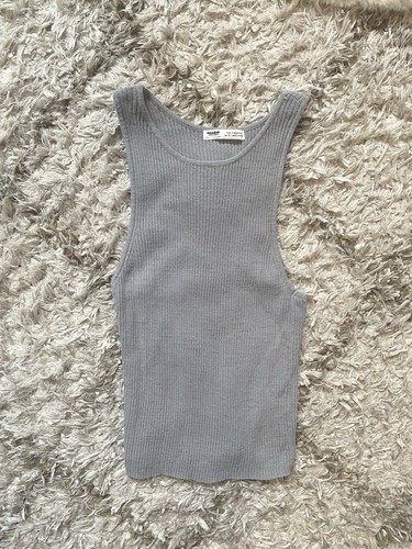 Pull bear oberteil - grau, basic