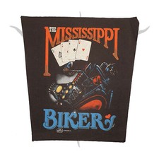 Misc. - Mississippi Bikers | Vintage BackPatch  Aufnäher Memorabilia