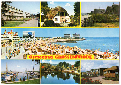 Ansichtskarte ostseeheilbad - ansichtskarte,