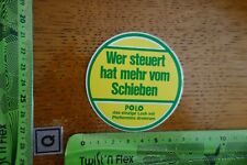 Alter Aufkleber Pfefferminz Bonbon POLO Wer steuert hat mehr vom Schieben