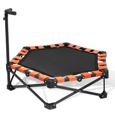 Fitness Trampolin klappbar Mini Trampoline Tragfähigkeit 150 KG 3 verstellbare