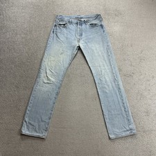 LEVIS Jeans 501 Herren Vintage Hose W34 L34 Regular Straight 9320 Blau Denim