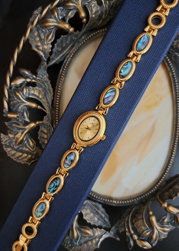 Women gold watch with - women,