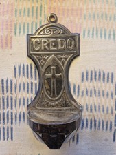 weihwasserbecken Credo Metall Antik