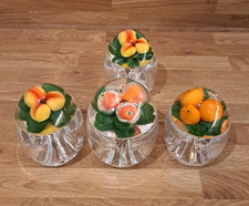 4er Set Vintage Plexiglas