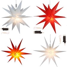 Leuchtender 3D-Weihnachtsstern