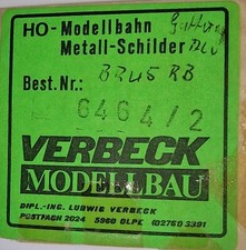 Verbeck gattungszeichen g - h0,