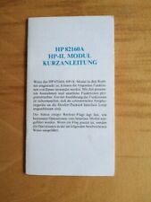 HEWLETT PACKARD 82160A IL Modul Kurzanleitung HP41C QRG VINTAGE Calculator 1981