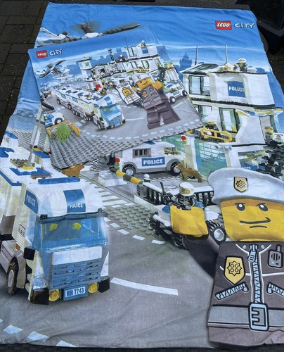 Lego city polizei bettwäsche - lego,