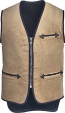 JOB Fellweste Trenkercord mörtel Weste warm Winterweste Handwerker Arbeit Neu