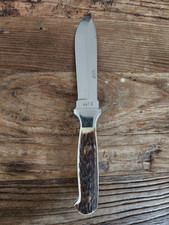 Jagdmesser - Herkunft Ungarn, Rumänien oder Slowakei - 440 C - Hirschhorn - 21,5