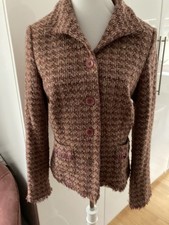 Hirsch Blazer Boucle Rosa Lila