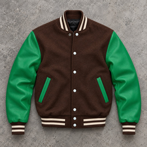 Men genuine leather - leather, sleeve