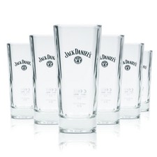 6x Jack Daniels Whiskey Glas 0,35l Longdrink Cocktail Tumbler Gläser Gastro Bar