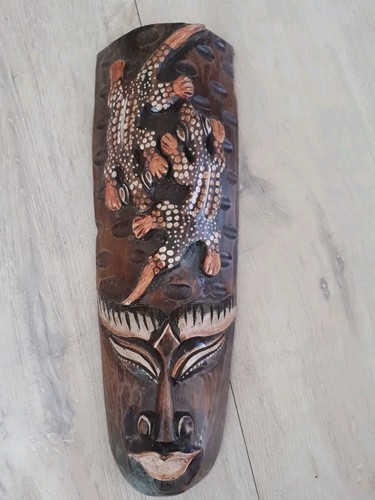 Wandmaske aus bali afrika - aus, im