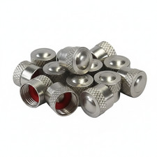 10x Ventilkappe Metall mit