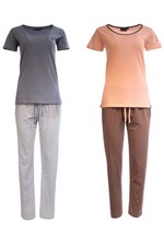 AnnAmax Damen Pyjama Set