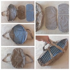 Puppentragetasche mit Bettzeug