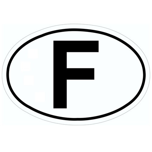 Frankreich schild - frankreich, f-schild