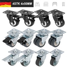 4 Stück Möbelrollen