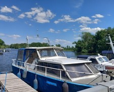 Kajütboot Polaris 25 aus Stahl, 8m lang und 2,80m breit