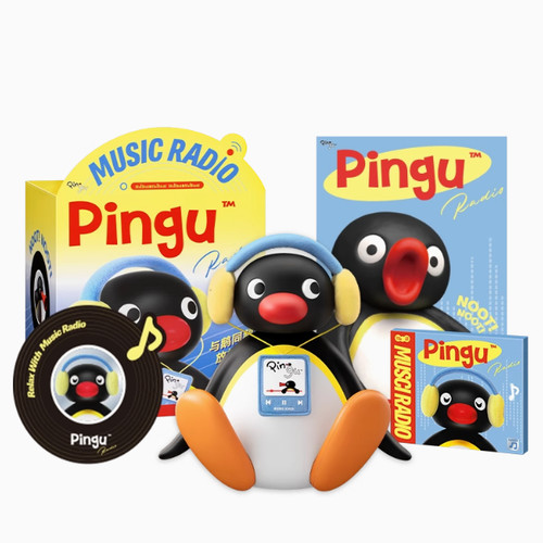 Pingu shaking doll speaker - pingu,