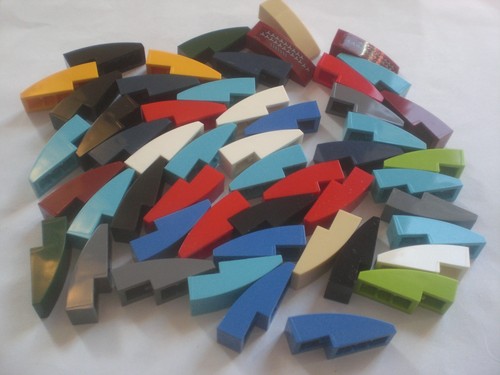51x lego 50950 bogenstein 1x3 - lego,