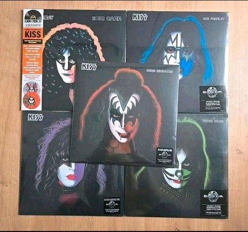 Kiss solo album vinyl set - kiss,