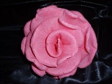 50 x große Krepprosen rosa