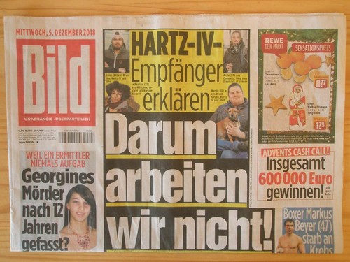 Bildzeitung 2018 ein - 05.12.2018, (ein