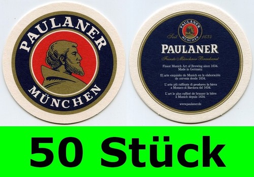 Stück bierdeckel paulaner - 50,