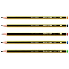 STAEDTLER Bleistift Bleistifte NORIS 120 alle Härten 2H H HB B 2B [Härte wählbar