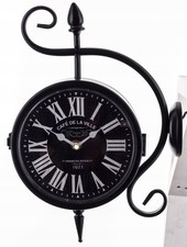 Retro Wanduhr, beidseitig