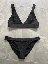 O‘NEILL BIKINI schwarz silber S 36 Stretch