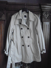 Trenchcoat beige/schwarz
