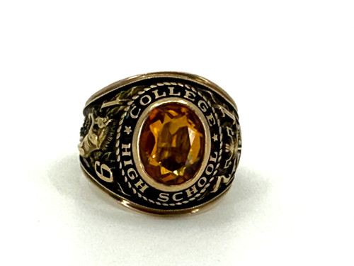 1971 10k gelbgold college - gelbgold,