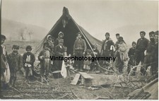 D9644 Foto WK1 Serbien Bevölkerung Sinti Roma Zigeuner Gypsy Totenfeier