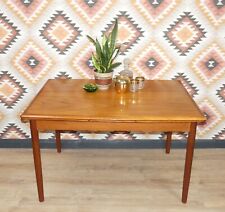 60er Jahre TEAK Eßtisch 80x120/208 ausziehbar Tisch mid century Familientisch